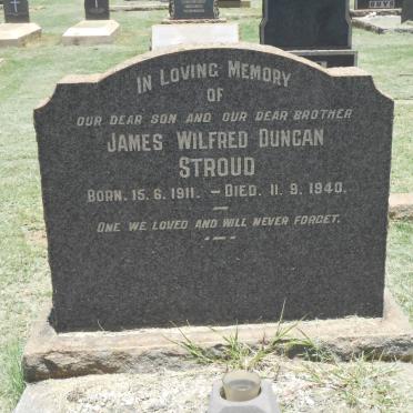 STROUD James Wilfred Duncan 1911-1940