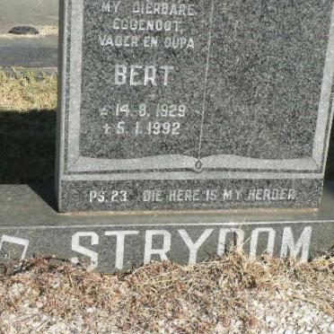 STRYDOM Bert 1928-1992