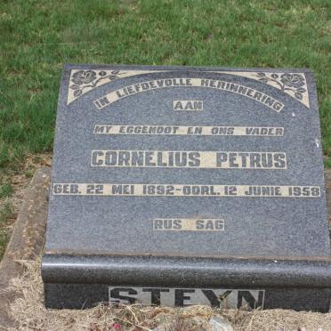 STEYN Cornelius Petrus 1892-1958