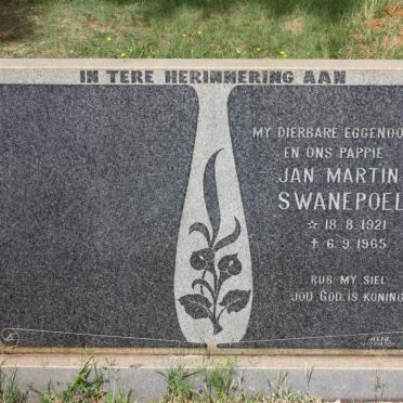 SWANEPOEL Jan Martin 1921-1965