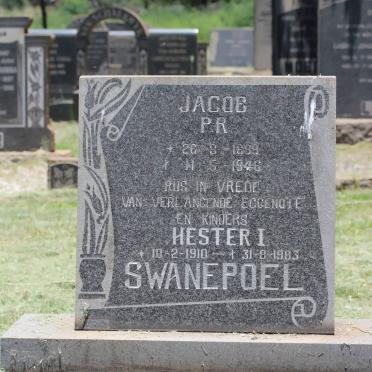 SWANEPOEL Jacob P.R. 1899-1946 &amp; Hester I. 1910-1983