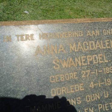 SWANEPOEL Anna Magdalena 1896-1945