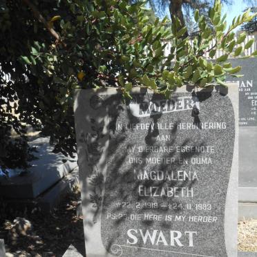 SWART Magdalena Elizabeth 1918-1983