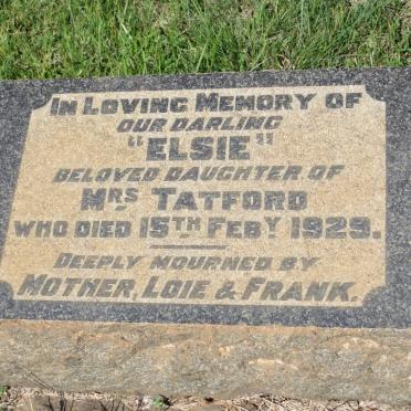 TATFORD Elsie -1929
