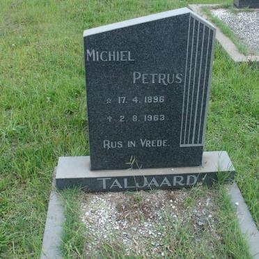 TALJAARD Michiel Petrus 1896-1963