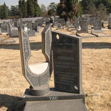 TAU Miriam Mita 1933-1995