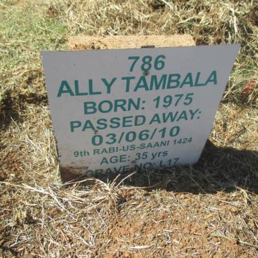 TAMBALA Ally 1975-2003