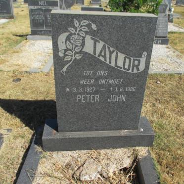 TAYLOR Peter John 1927-1986