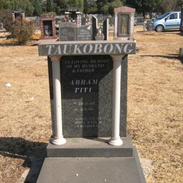 TAUKOBONG Abram Titi 1918-1996