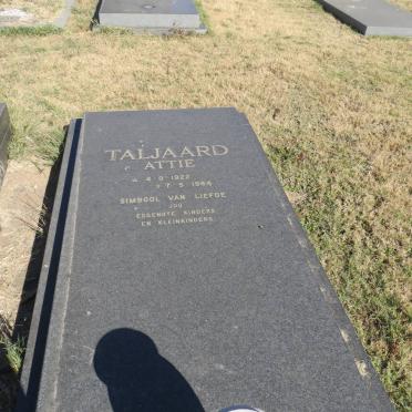 TALJAARD Attie 1922-1984