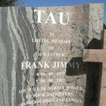TAU Frank Jimmy 1932-2003