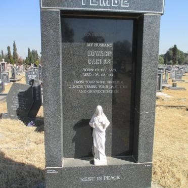 TEMBE Edward Carlos 1920-2001