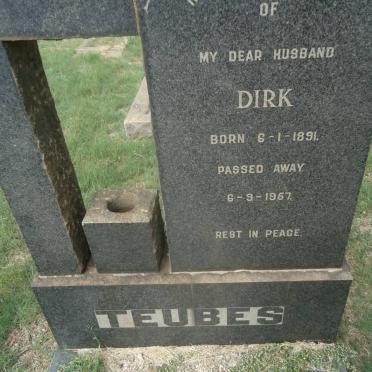 TEUBES Dirk 1891-1957