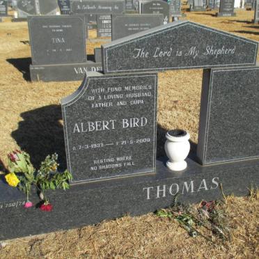 THOMAS Albert Bird 1937-2000