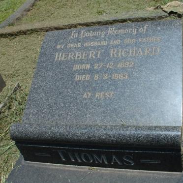 THOMAS Herbert Richard 1892-1963 &amp; Ingeborge Katie 1895-1975