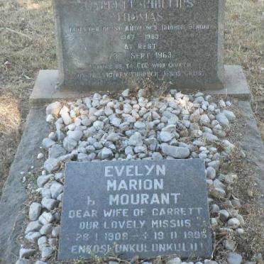 THOMAS Garrett Phillips -1963 &amp; Evelyn Marion MOURANT 1909-1996   
