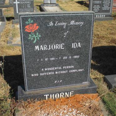 THORNE Marjorie Ida 1911-1992