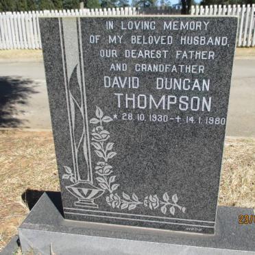 THOMPSON David Duncan 1930-1980
