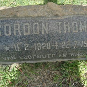 THOMAS Gordon 1920-1971