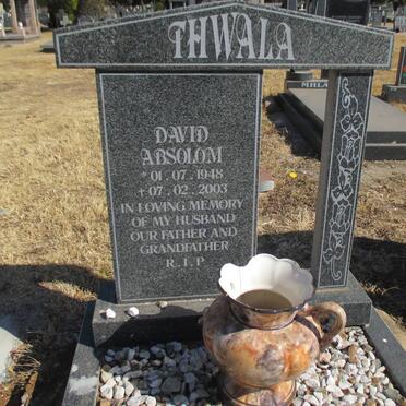 THWALA David Absolom 1948-2003