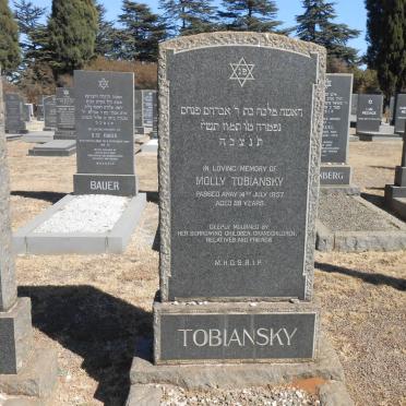 TOBIANSKY Molly -1957