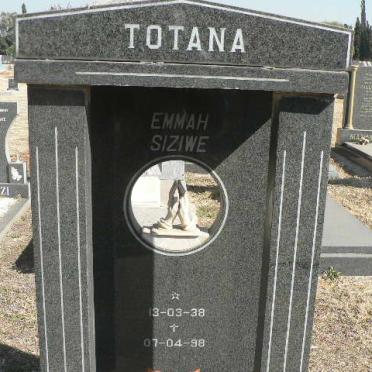 TOTANA Emmah Siziwe 1938-1998