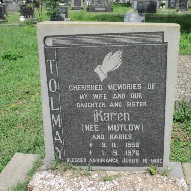 TOLMAY Karen nee MUTLOW 1958-1976