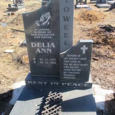 TOWEEL Delia Ann 1972-2009