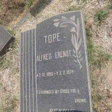 TOPE Alfred Ernest 1890-1974