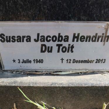 TOIT Susara Jacoba Hendrina, du 1940-2013