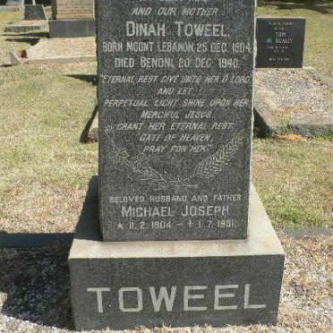 TOWEEL Michael Joseph 1904-1981 &amp; Dinah 1904-1940