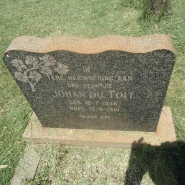 TOIT Johan, du 1948-1951
