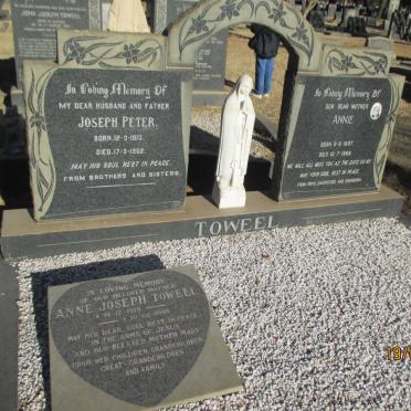 TOWEEL Joseph Peter 1913-1962 :: Annie 1897-1968 :: Anne Joseph 1915-1996