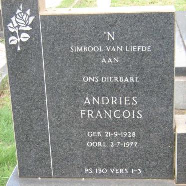 TOIT Andries Francois, du 1928-1977