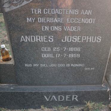 TOIT Andries Josephus, du 1886-1959 &amp; Elsie Johanna Magrietha nee SNYMAN 1888-1971