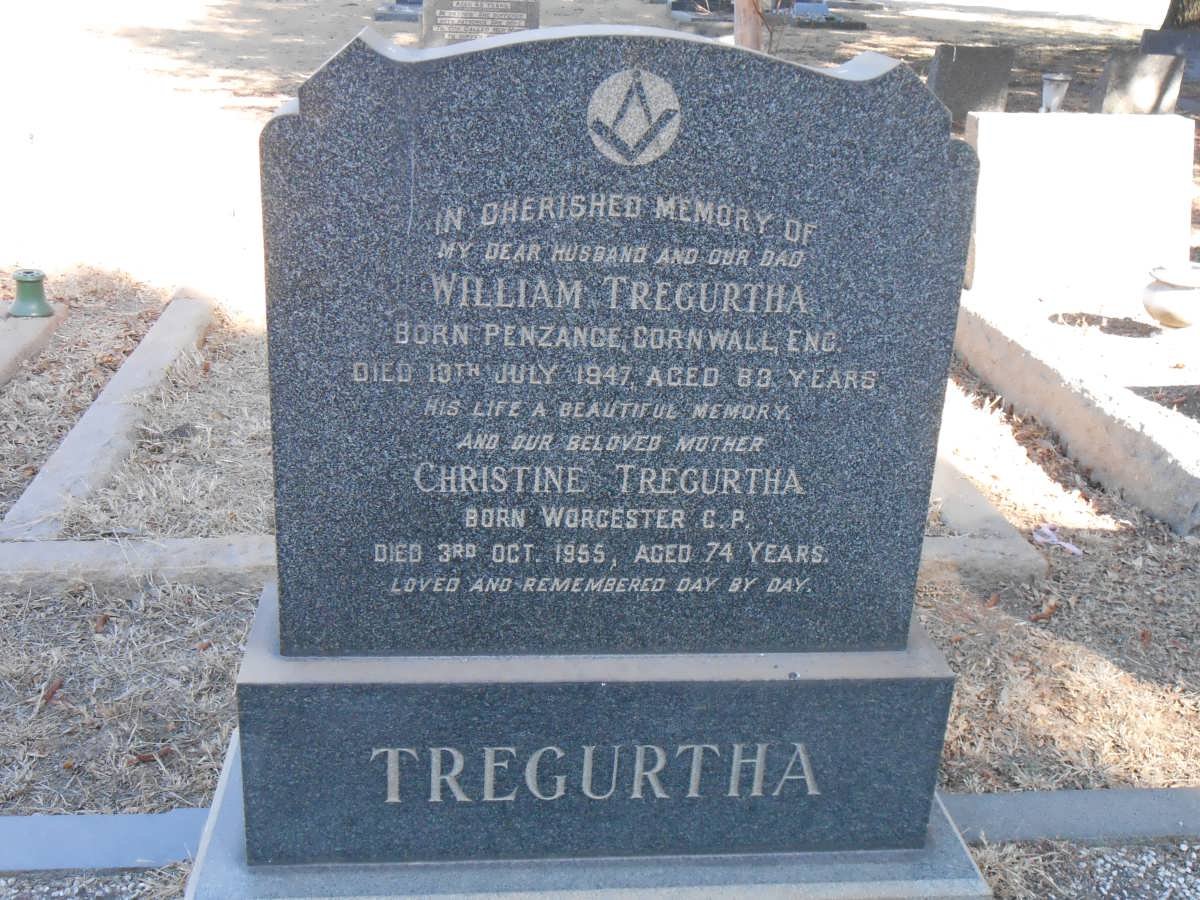 TREGURTHA William -1947 &amp; Christine -1955