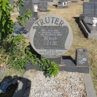 TRUTER Maud 1913-1984