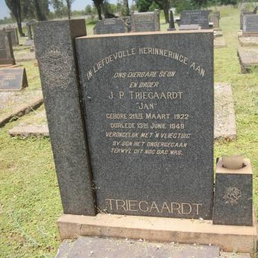 TRIEGAARDT J.P. 1922-1949