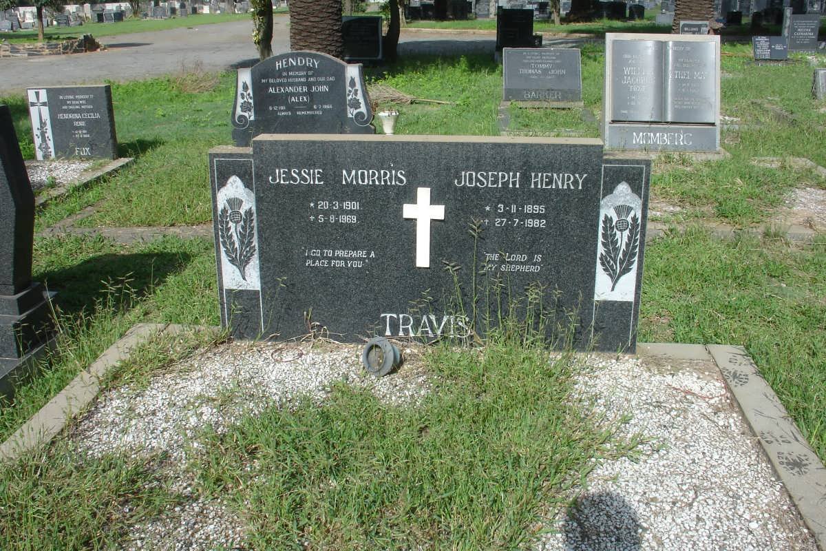 TRAVIS Joseph Henry 1895-1982 &amp; Jessie Morris 1901-1969