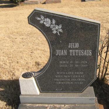 TUTUSAUS Julio Juan 1928-2007