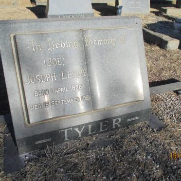 TYLER Joseph Leslie 1896-1961