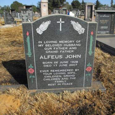 ? Alpheus John 1928-2007