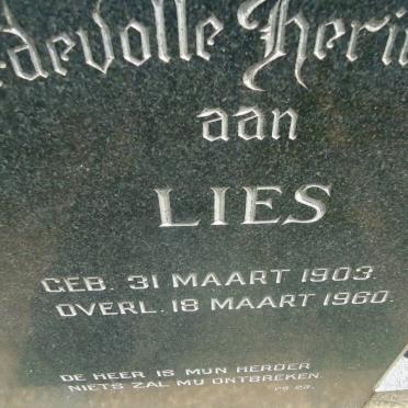 ? Lies 1903-1960