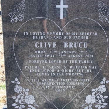 ? Clive Bruce 1972-2001
