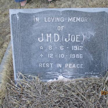 ? J.H.D. 1912-1986