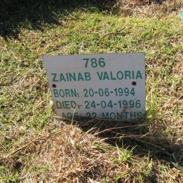 VALORIA Zainab 1994-1996
