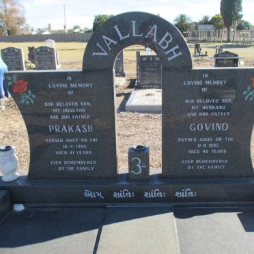 VALLABH Govind -1995 :: VALLABH Prakash -1995