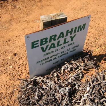 VALLY Ebrahim 1978-2012