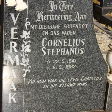 VERMAAK Cornelius Stephanus 1941-1982