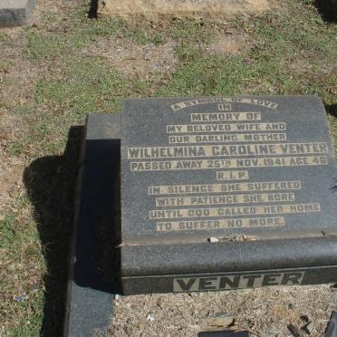 VENTER Wilhelmina Caroline 1893-1941